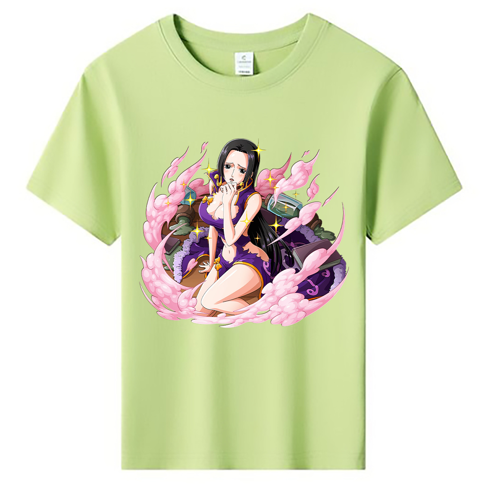 ワンピース ボア・ハンコック ONE PIECE Boa·Hancock 綿100％キッズTシャツ（フロントプリント）